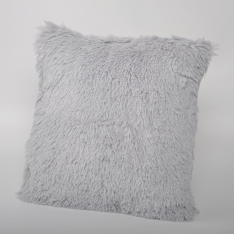 Faux Fur Throw Pillow